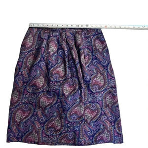 Vintage Country Sophisticates by Pendleton Size 12 purple paisley skirt
